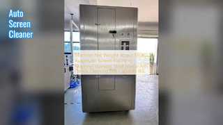 منظف ​​شاشة 550 كجم، تنظيف وتجفيف تلقائي