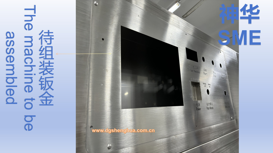 SUS304 الفولاذ المقاوم للصدأ الإطار بخاخ غسيل LED صغير و Micro LED PCB Flux مع نظام تنظيف الخط