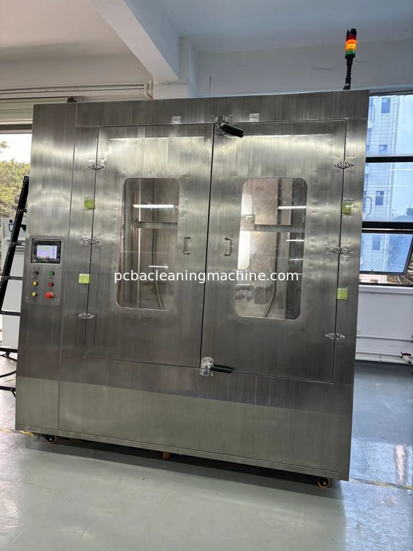 آلة تنظيف مجموعة الـ AC380V / 3p / 50 / 60Hz PCB مع سرعة ناقلة صافية 100-150cm/min