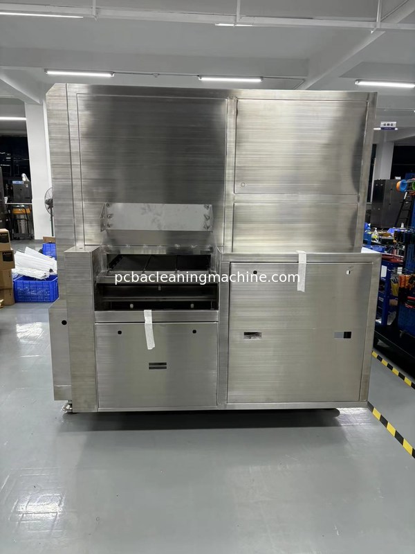 آلة تنظيف مجموعة الـ AC380V / 3p / 50 / 60Hz PCB مع سرعة ناقلة صافية 100-150cm/min