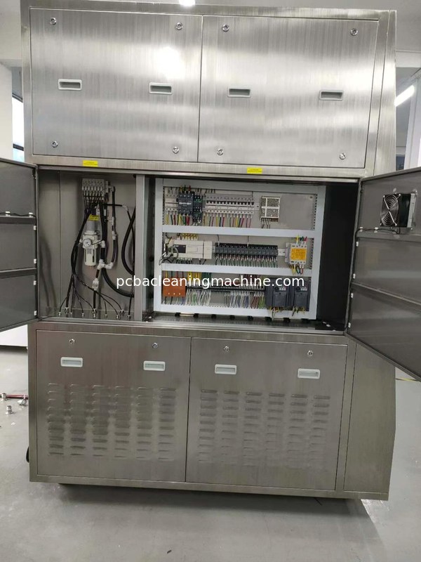 آلة تنظيف مجموعة الـ AC380V / 3p / 50 / 60Hz PCB مع سرعة ناقلة صافية 100-150cm/min