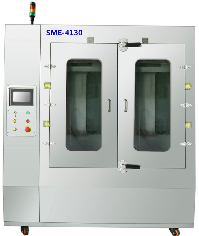 آلة تنظيف مجموعة الـ AC380V / 3p / 50 / 60Hz PCB مع سرعة ناقلة صافية 100-150cm/min