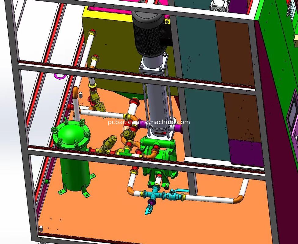 40L * 2 آلة تنظيف استنسل مزدوج 480 كجم بوزن 2 منظف الإستنسل لمعجون اللحام والصمغ الأحمر في نفس الوقت