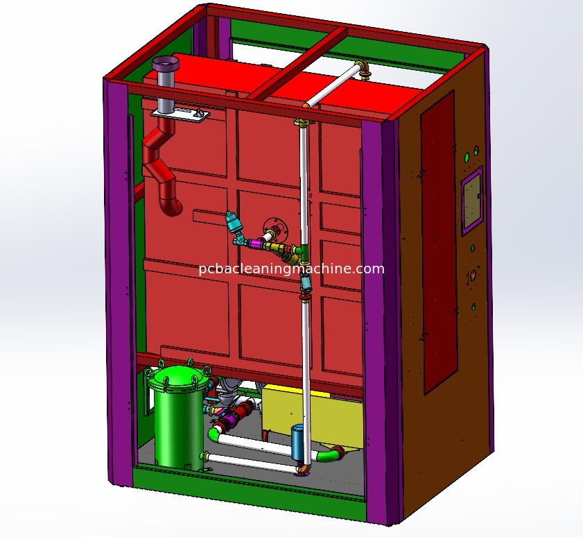 40L * 2 آلة تنظيف استنسل مزدوج 480 كجم بوزن 2 منظف الإستنسل لمعجون اللحام والصمغ الأحمر في نفس الوقت