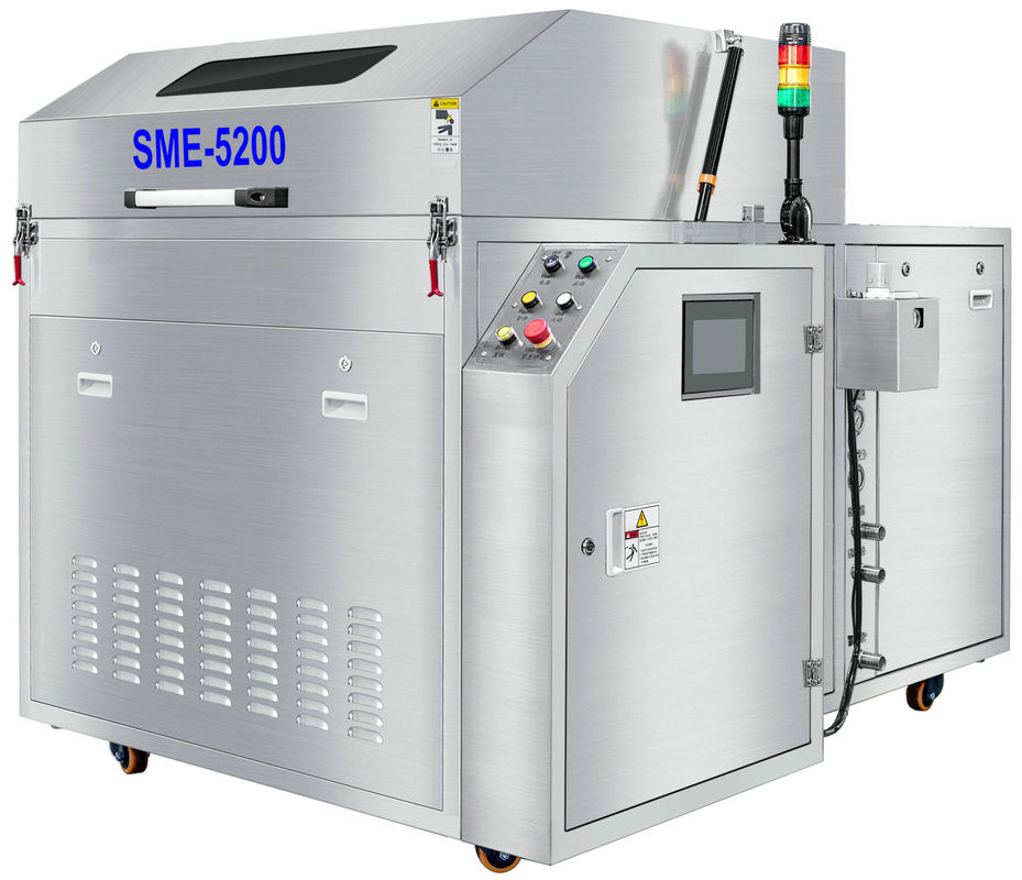 SMT Pallet Flux Spray Cleaning Machine PLC سائل غسيل بالماء شطف بالماء الساخن آلة تجفيف