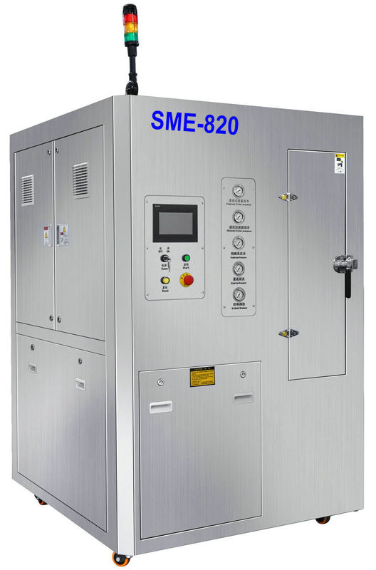 آلة تنظيف الاستنسل SME-860 مع ماسح ضوئي للعلامة ثنائية الأبعاد للكمبيوتر ووحدات الشبكة لاتصال MES