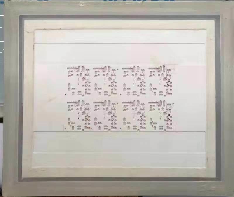736 * 736 مللي متر مقاس 3 مللي متر سمك أحمر غراء نحاسي استنسل آلة تنظيف مائي فعالة