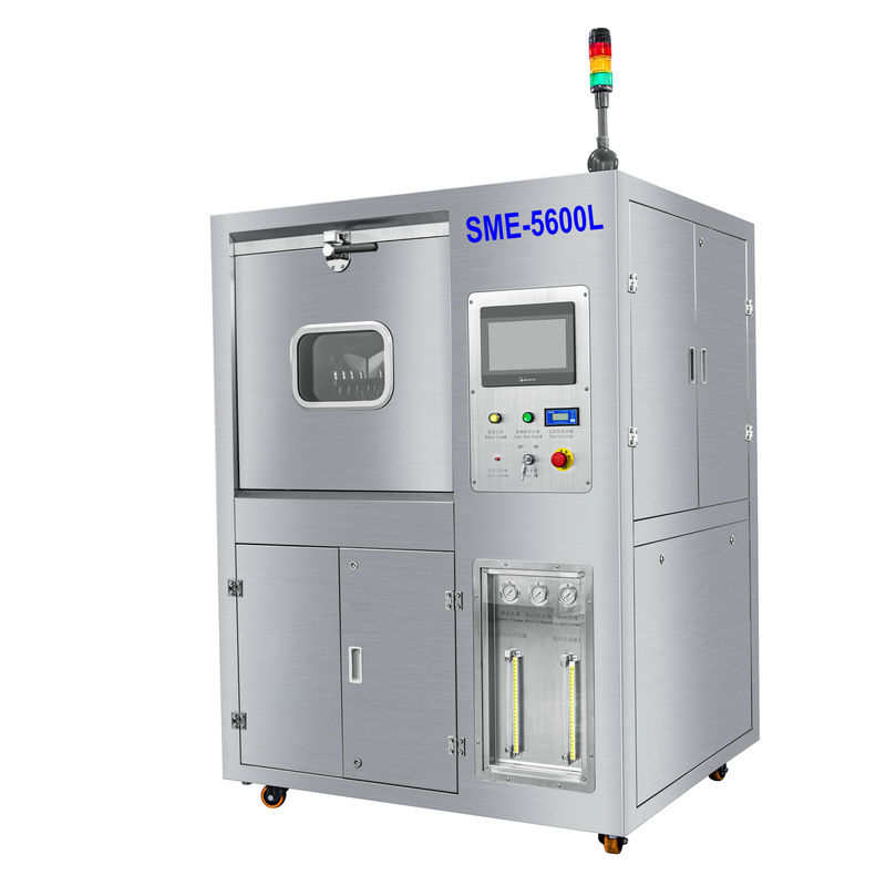 560 * 610mm Offline PCBA Flux Cleaning Machine مع سلة تنظيف طبقتين وموافقة CE