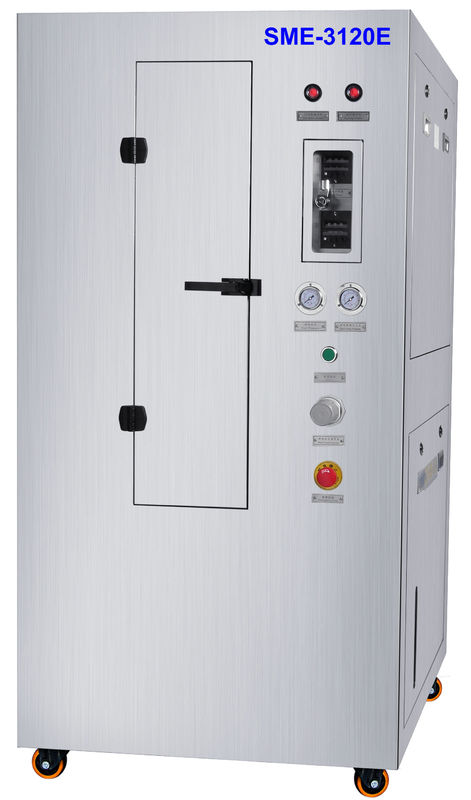 SME-3120E غير قياسي SUS304 نظام تنظيف الاستنسل بالهواء المضغوط من الفولاذ المقاوم للصدأ لمعجون اللحام والغراء الأحمر