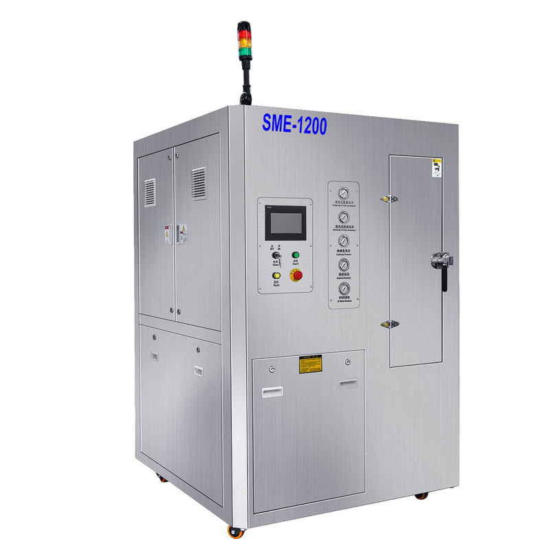1200 * 750 مللي متر حجم كبير STENCIL AQUEOUS CLEANING MACHINE PLC Control SPRAY CLEANING MACHINE
